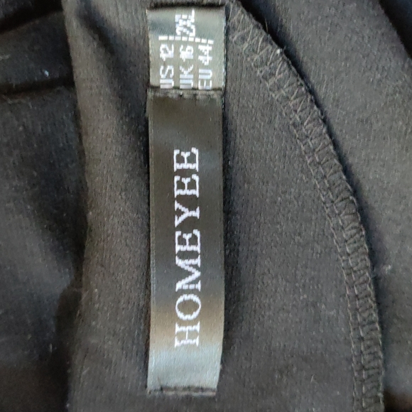 NWOT Black and white houndstooth dress with zipper accent, size 12 💜💜💜 - Picture 7 of 7